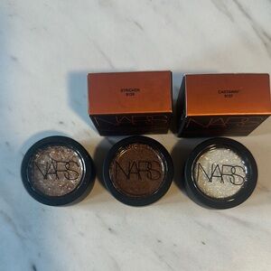 NARS Gold and Brown Metallic Eyeshadow Trio